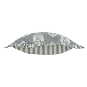 Sanderson Sessile Leaf Ruffle Cushion